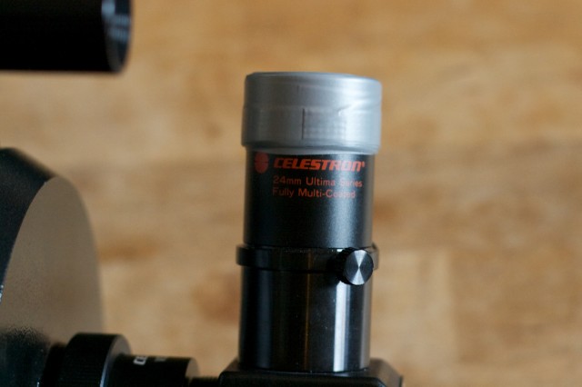 24mm Celestron eyepiece with electrical tape